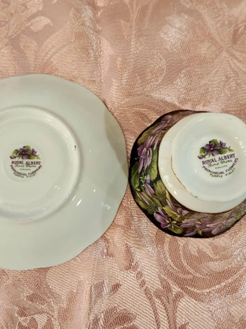 Royal Albert Provincial Flowers Cup & Saucer Made in England